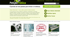 Desktop Screenshot of peticaopublica.com.br